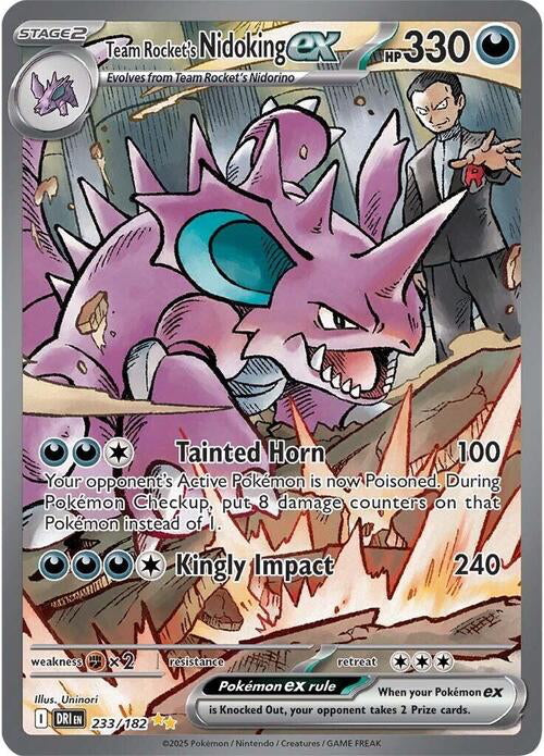 Destined Rivals Team Rocket's Nidoking #233/182