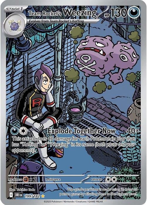 Destined Rivals Team Rocket's Weezing #199/182