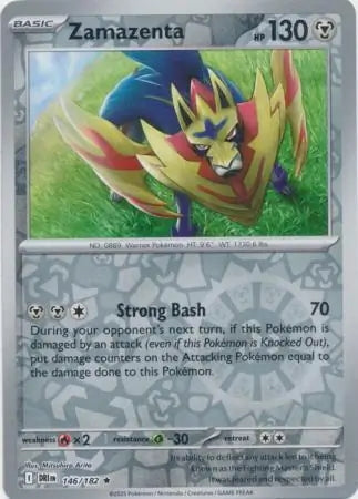 Destined Rivals Zamazenta #146/182 reverse holo