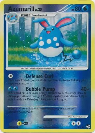 Diamond & Pearl Azumarill #18/130 reverse holo