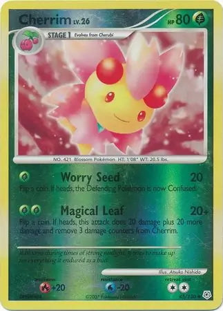 Diamond & Pearl Cherrim #45/130 reverse holo
