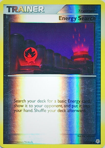 Diamond & Pearl Energy Search #117/130 reverse holo
