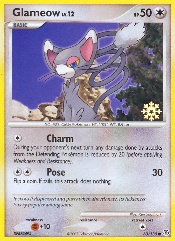 Diamond & Pearl Glameow #83 Promo