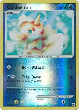 Diamond & Pearl Goldeen #84/130 reverse holo