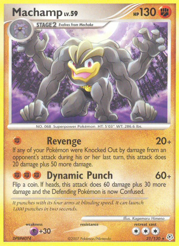 Diamond & Pearl Machamp #31/130