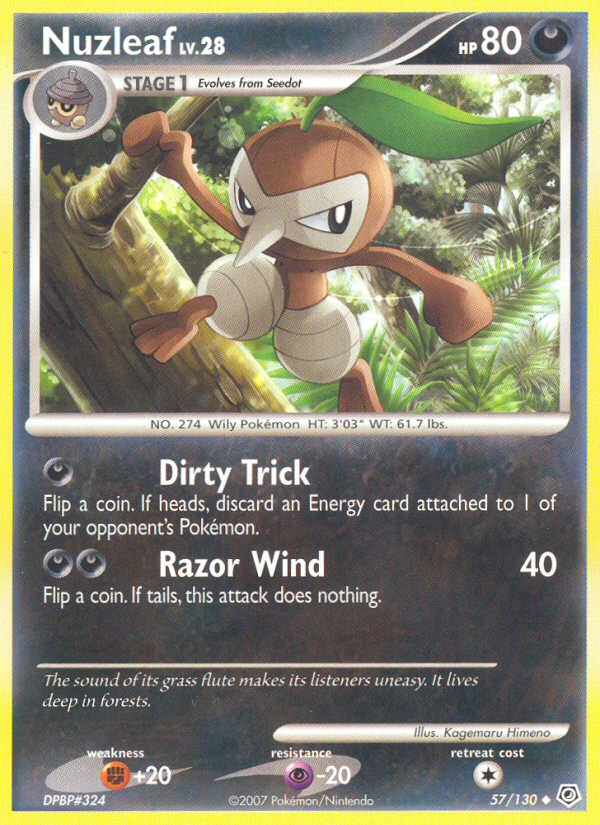 Diamond & Pearl Nuzleaf #57/130