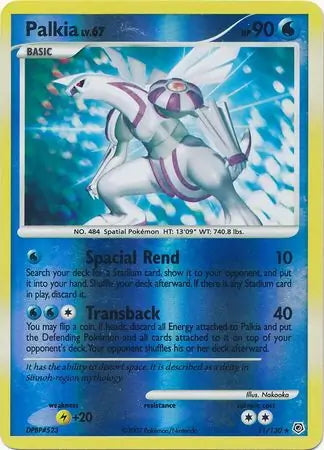Diamond & Pearl Palkia #11/130 reverse holo