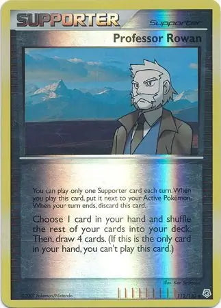 Diamond & Pearl Professor Rowan #112/130 reverse holo