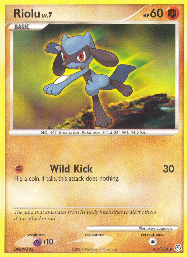 Diamond & Pearl Riolu #61/130