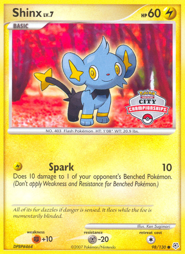 Diamond & Pearl Shinx #98 City Champs Promo