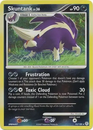 Diamond & Pearl Skuntank #15/130 reverse holo