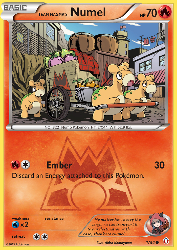 Double Crisis Team Magma's Numel #1/34