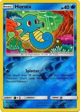 Dragon Majesty Horsea #15/70 reverse holo