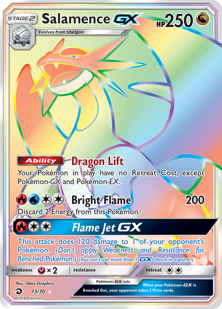 Dragon Majesty Salamence GX #73/70