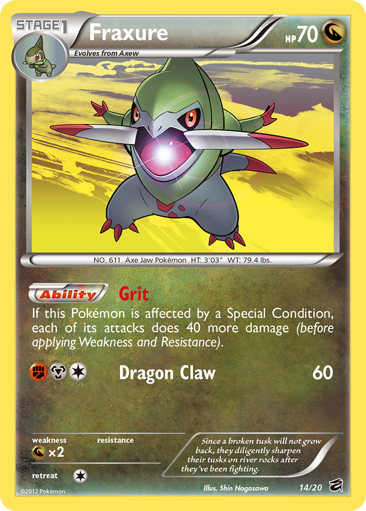 Dragon Vault Holo Fraxure #14