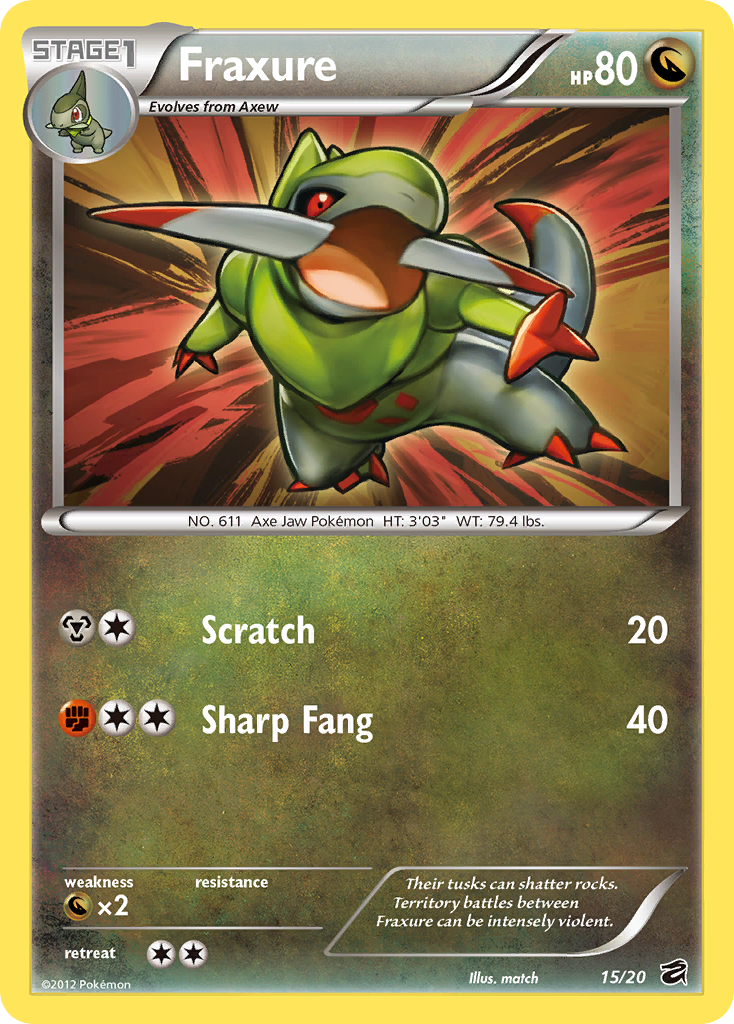 Dragon Vault Holo Fraxure #15