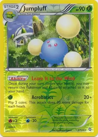 Dragons Exalted Jumpluff #3/124 reverse holo