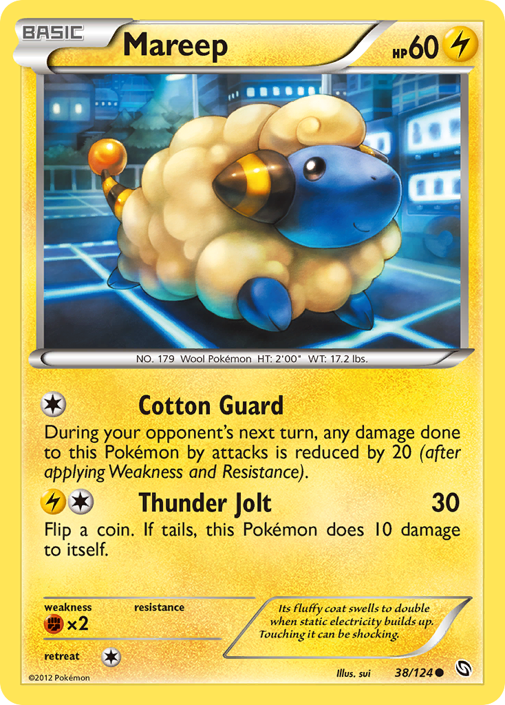 Dragons Exalted Mareep #38/124