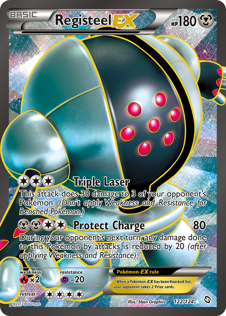 Dragons Exalted Registeel EX #122/124