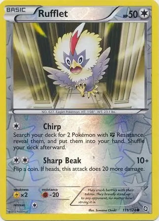 Dragons Exalted Rufflet #111/124 reverse holo