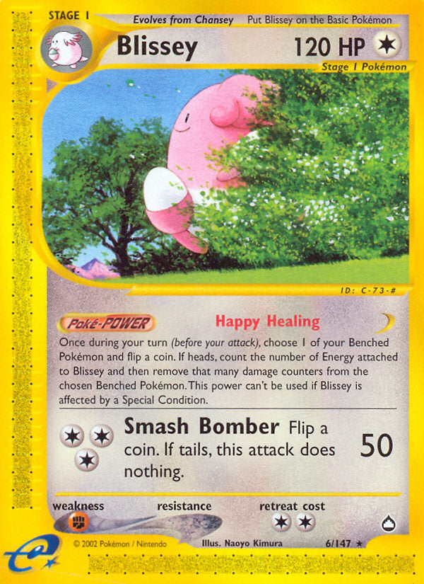 E-Series Aquapolis Blissey #6/147