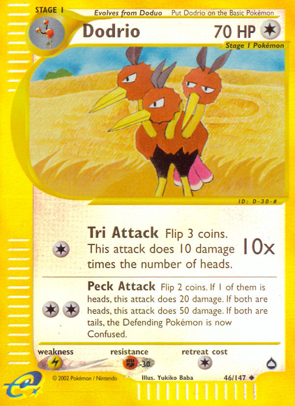 E-Series Aquapolis Dodrio #46/147