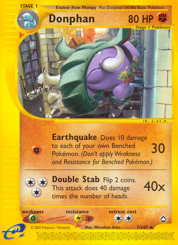 E-Series Aquapolis Donphan #7/147