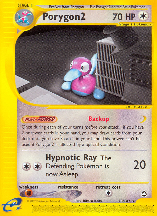 E-Series Aquapolis Porygon2 #28/147
