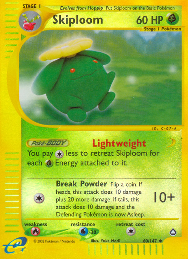 E-Series Aquapolis Skiploom #60/147 reverse holo