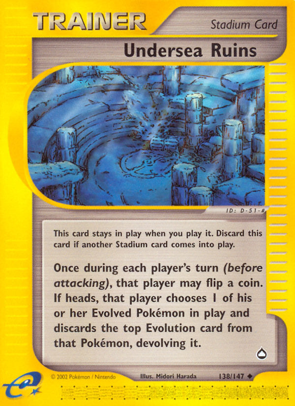 E-Series Aquapolis Undersea Ruins #138/147