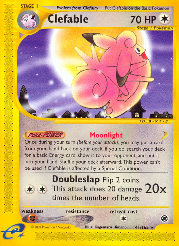 E-Series Expedition Clefable #41/165