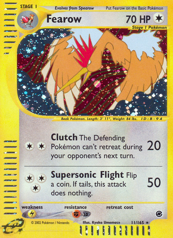 E-Series Expedition Holo Fearow #11/165