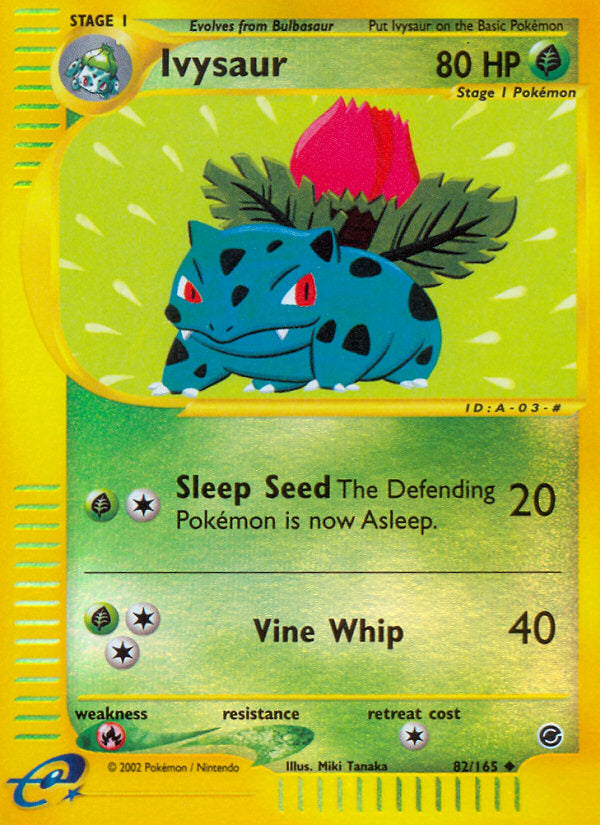 E-Series Expedition Ivysaur #82/165 reverse holo