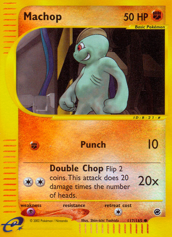 E-Series Expedition Machop #117/165 reverse holo