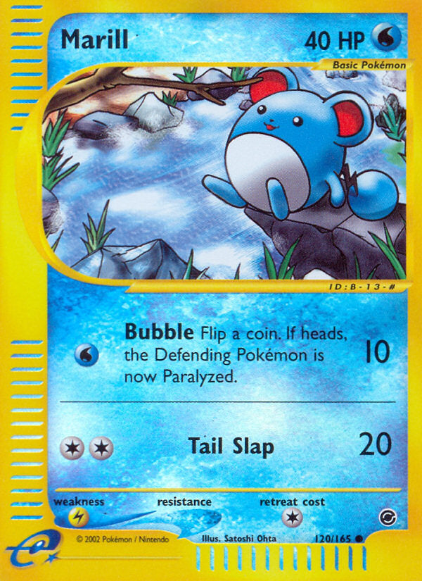 E-Series Expedition Marill #120/165 reverse holo