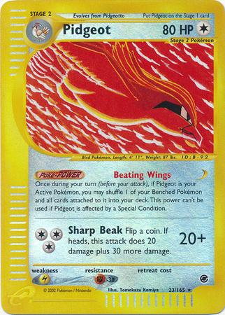 E-Series Expedition Pidgeot #59/165 reverse holo