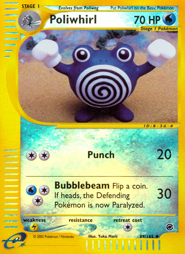 E-Series Expedition Poliwhirl #89/165 reverse holo