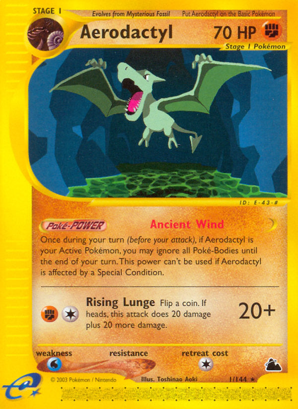 E-Series Skyridge Aerodactyl #1/144