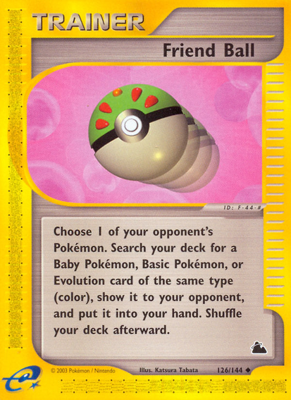 E-Series Skyridge Friend Ball #126/144