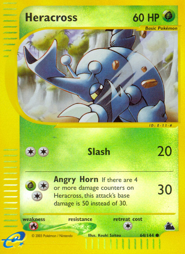 E-Series Skyridge Heracross #64/144 reverse holo