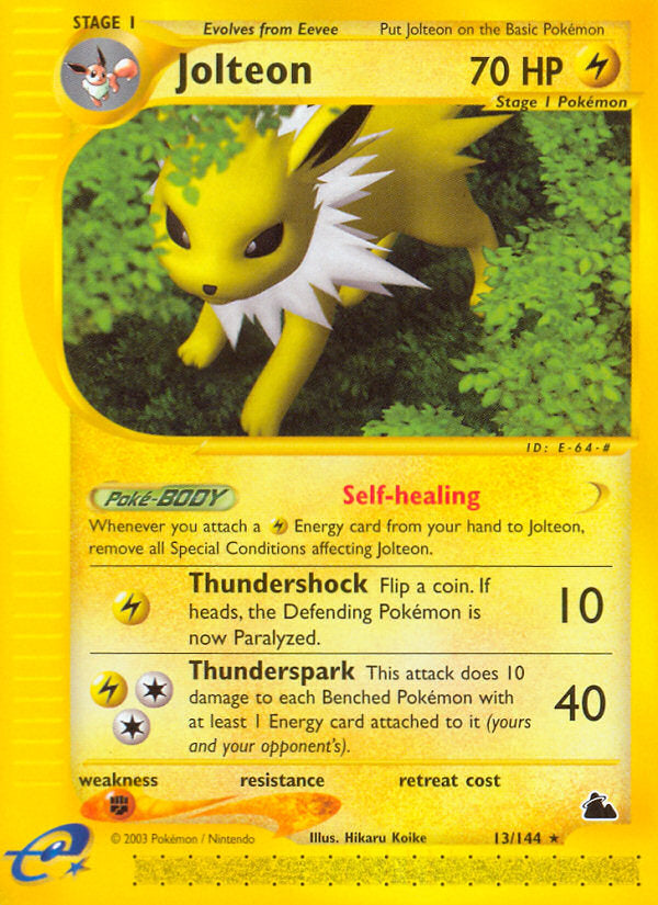 E-Series Skyridge Jolteon #13/144