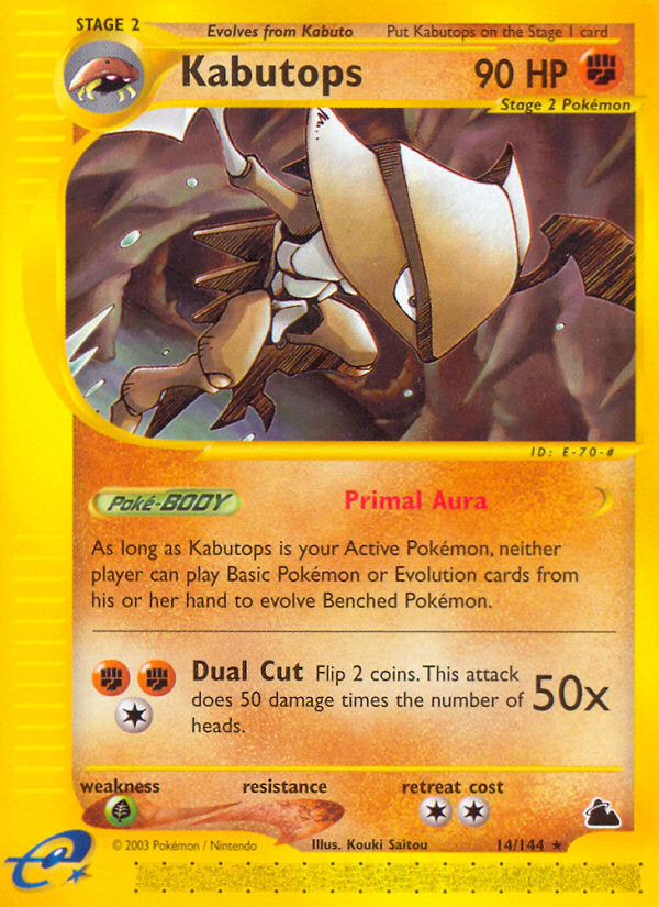 E-Series Skyridge Kabutops #14/144