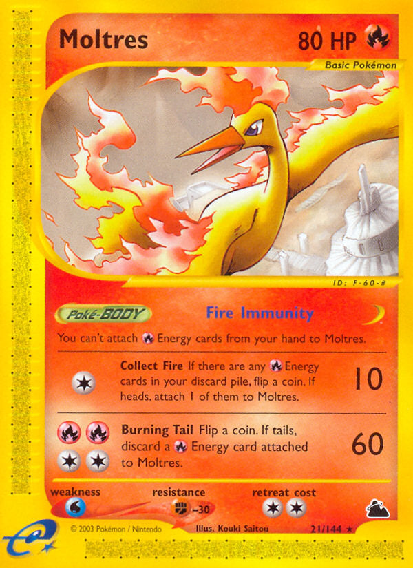 E-Series Skyridge Moltres #21/144
