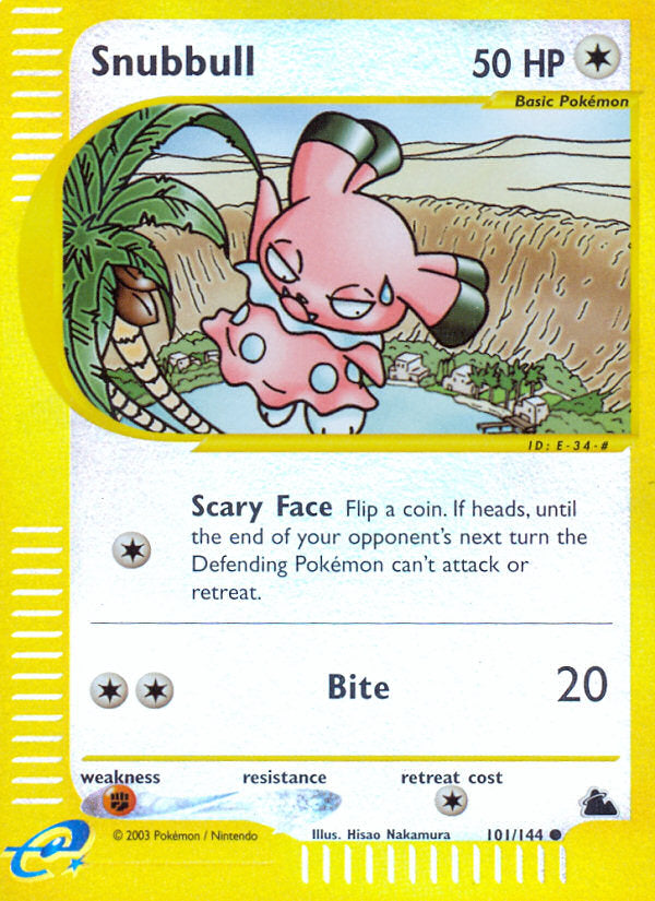 E-Series Skyridge Snubbull #101/144 reverse holo
