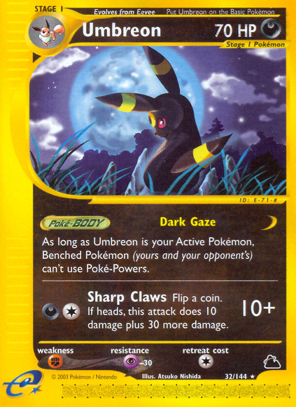 E-Series Skyridge Umbreon #32/144
