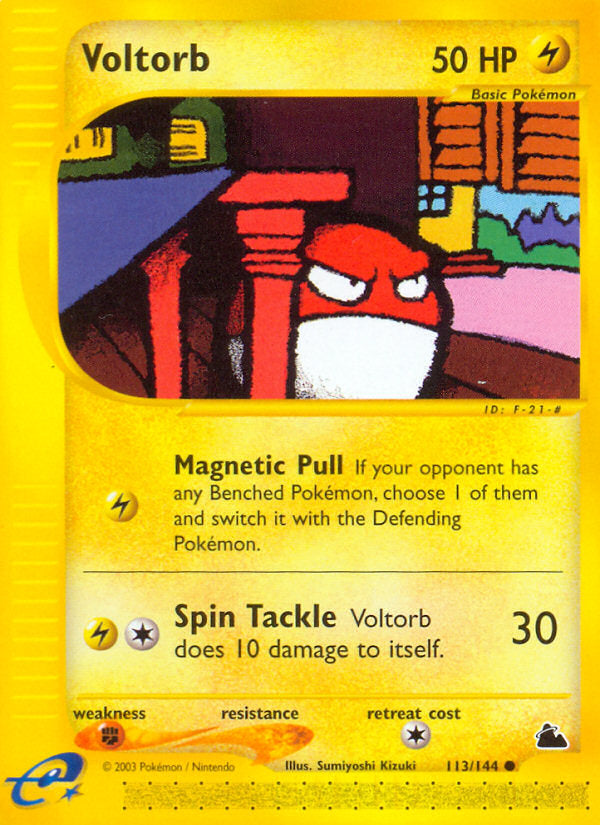 E-Series Skyridge Voltorb #113/144