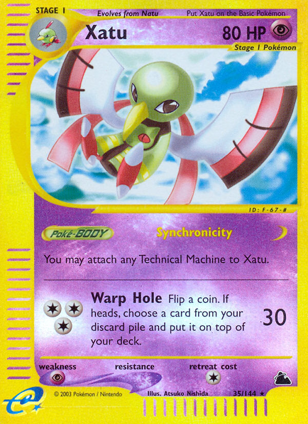 E-Series Skyridge Xatu #35/144 reverse holo