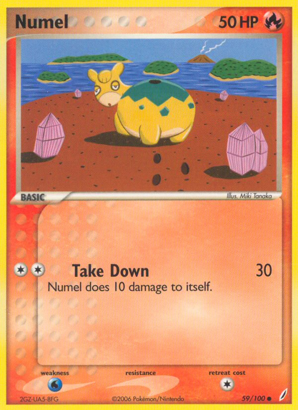 EX Crystal Guardians Numel #59/100