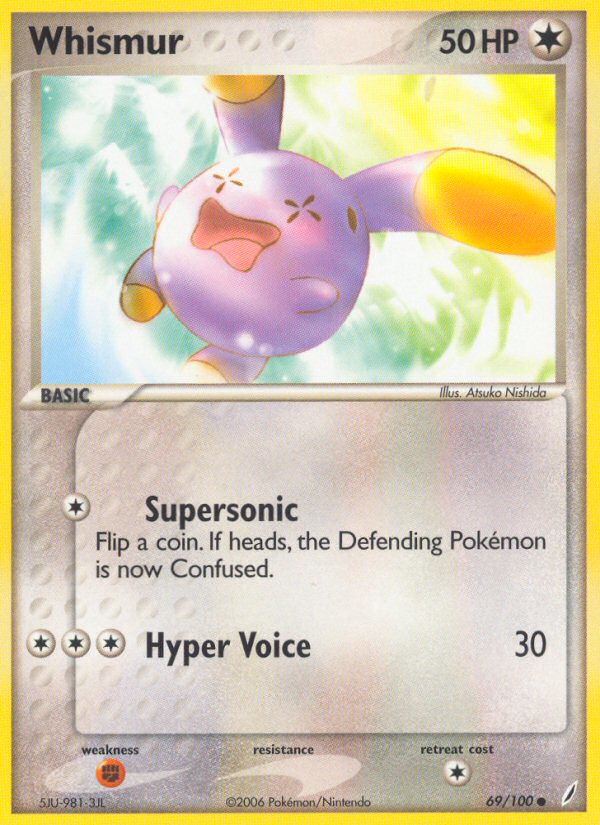 EX Crystal Guardians Whismur #69/100