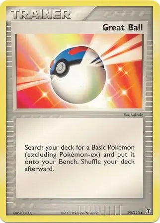 EX Delta Species Great Ball #90/113 reverse holo